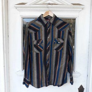Wrangler Western Button-up w/ Pearl Buttons